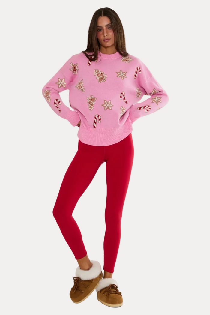 Callie Sweater - Pink Milk And Cookies