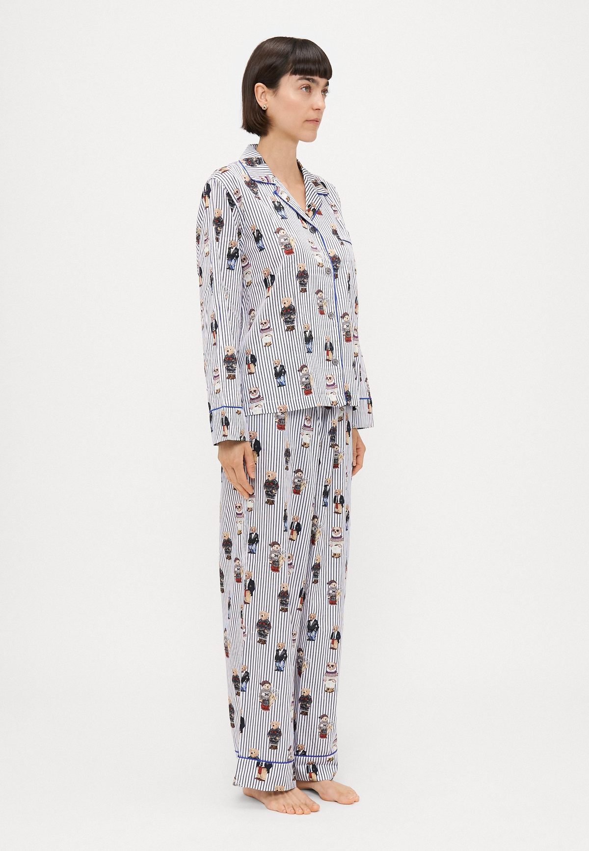 Madison PJ Set - Snowfall Blue