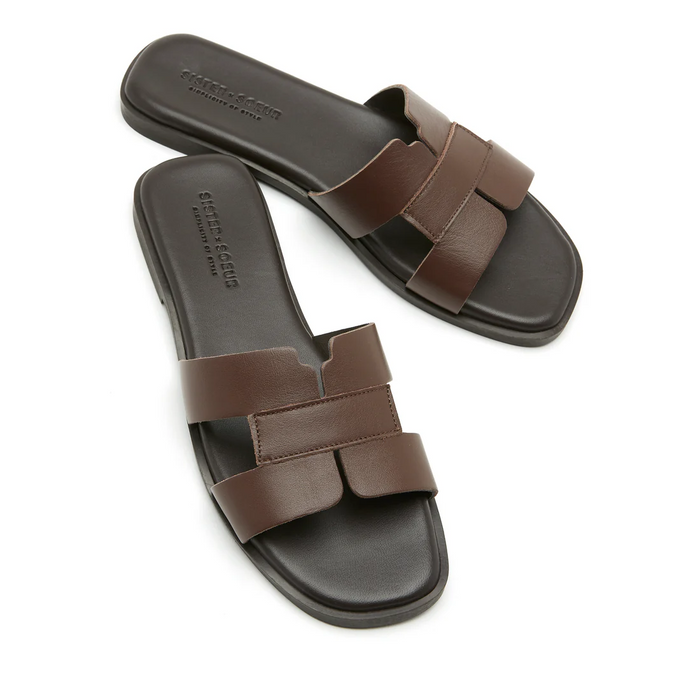 Barb Sandal - Dark Brown