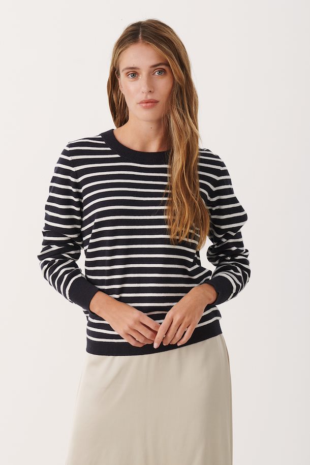 Gertie Pullover - Black Stripe