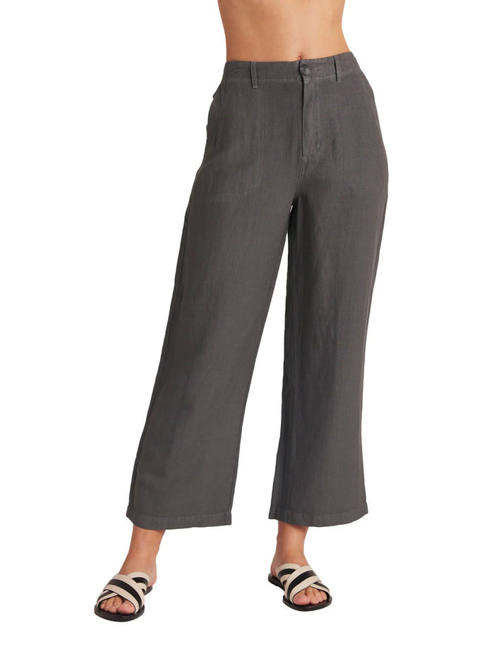 Blakely Wide Leg Crop - Charcoal Shadow