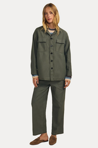 Kay Shirt Jacket - Hunter Green