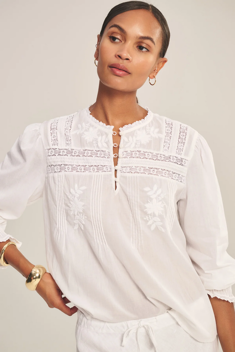 Byrdie Top - White - Velvet By Graham & Spencer – Twist Fashions Inc.
