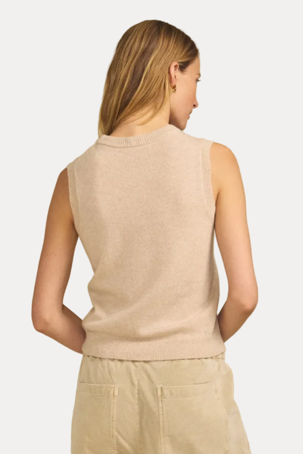 Ivana Sweater Vest - Oat