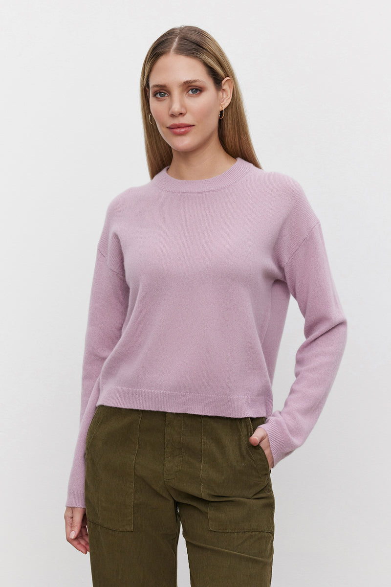 Brooklyn Cashmere Pullover - Mauve