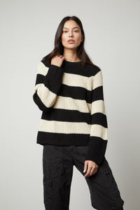 Ciara Sweater - Black/Ivory