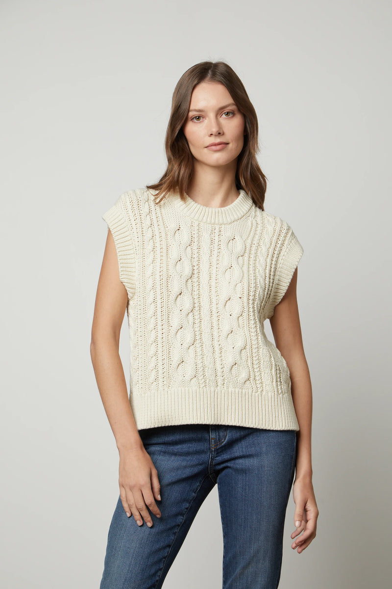 Hadden Vest - Flax