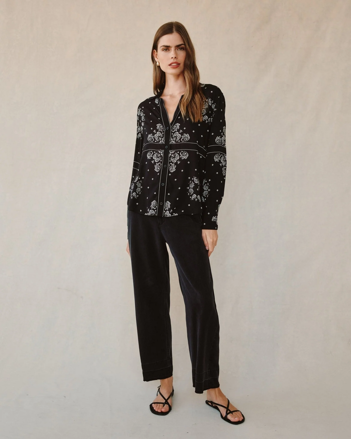 Classic Button Down - Bandana Print