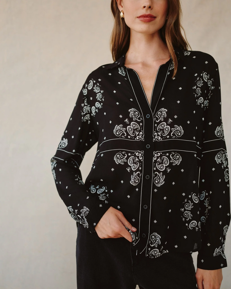 Classic Button Down - Bandana Print