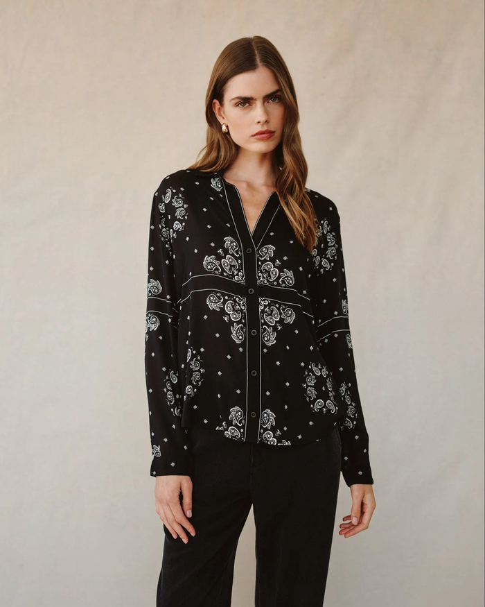 Classic Button Down - Bandana Print