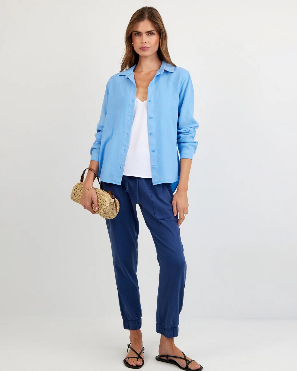 Classic Button Down - Tidal Blue