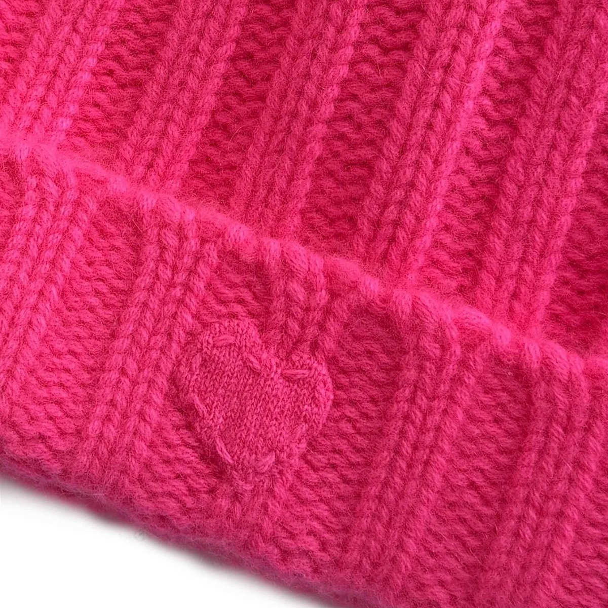Cashmere Beanie - Neon Pink