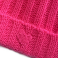 Cashmere Beanie - Neon Pink
