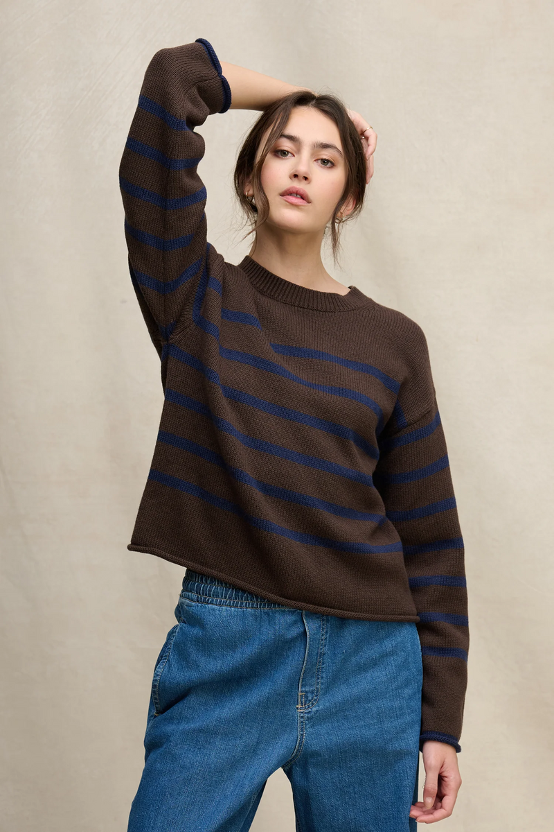 Lucia Sweater - Espresso/Marin