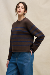 Lucia Sweater - Espresso/Marin