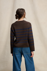 Lucia Sweater - Espresso/Marin