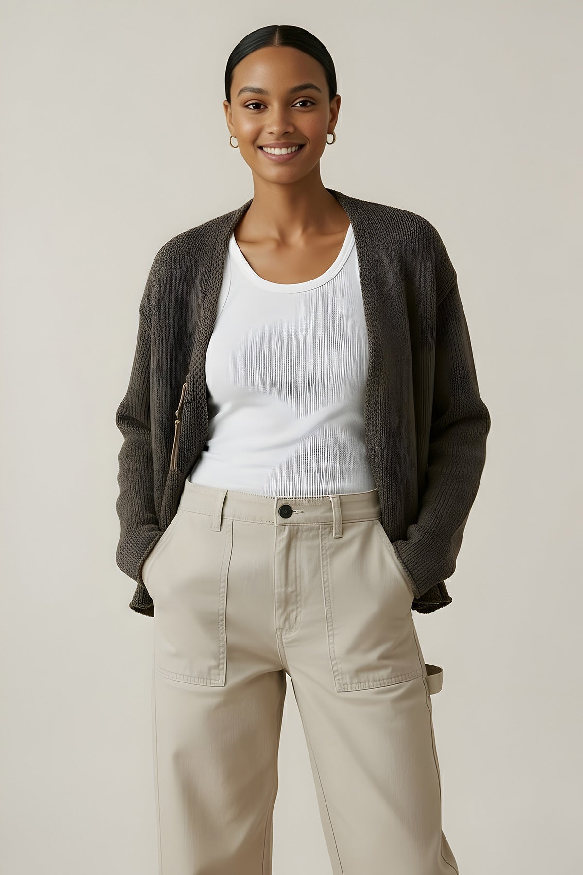 Quinnly Cardi - Spruce