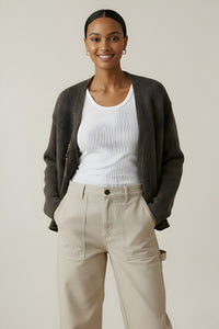 Quinnly Cardi - Spruce