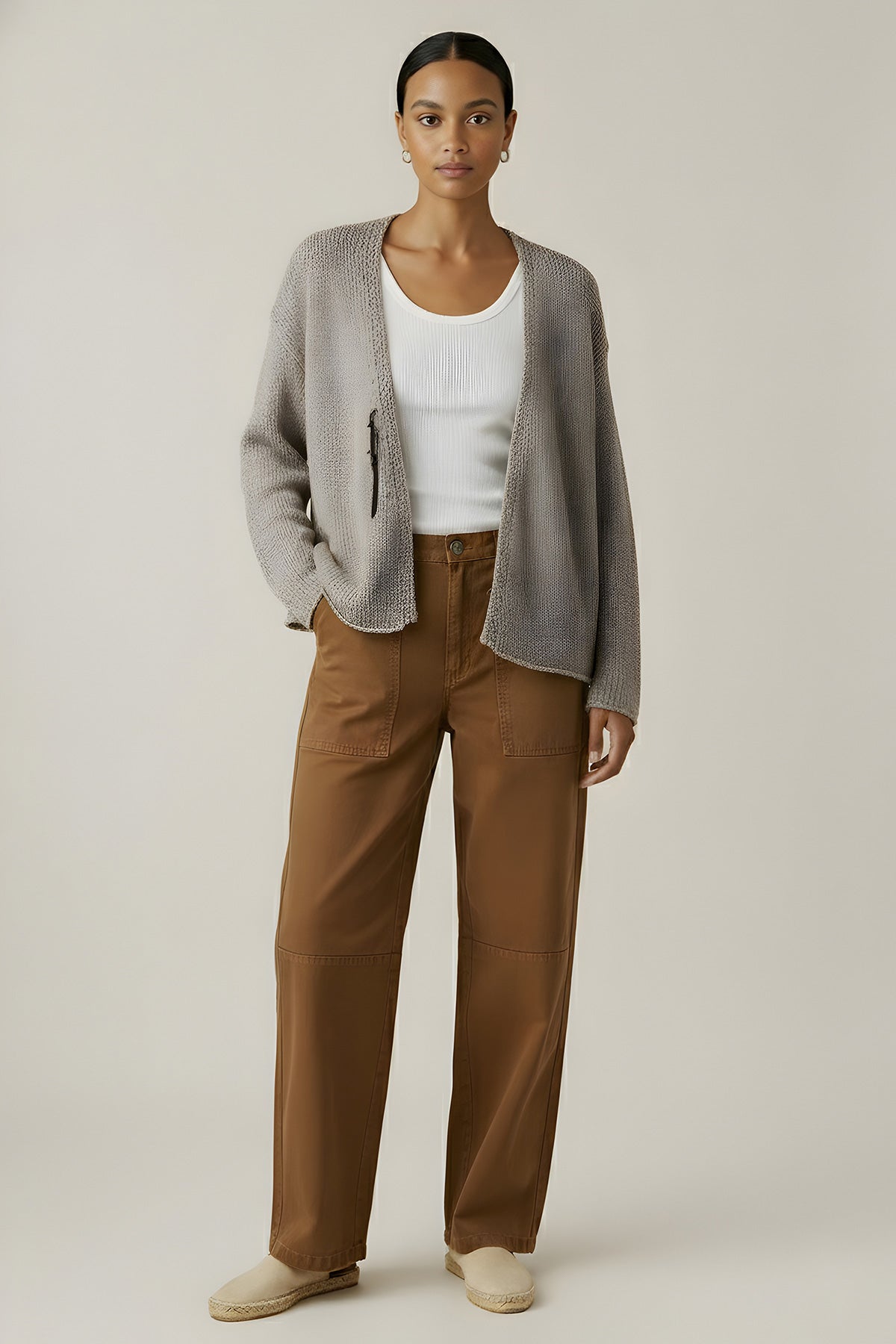 Quinnly Cardi - Stone