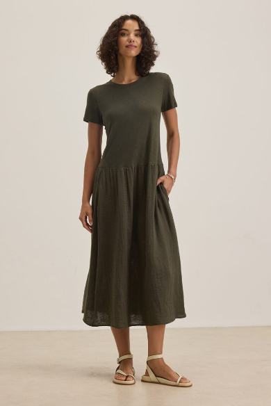 Itza Dress - Hedge