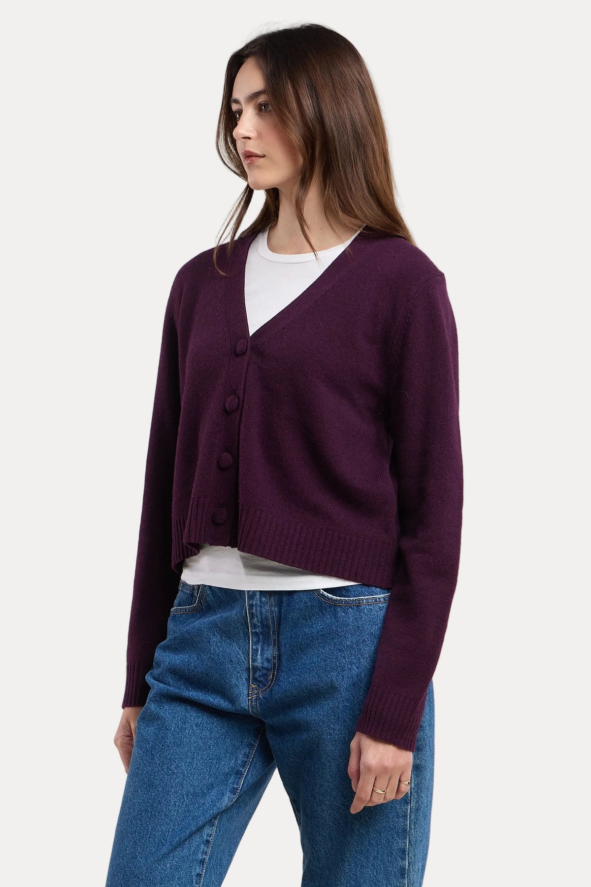 Etna Cardigan - Plum