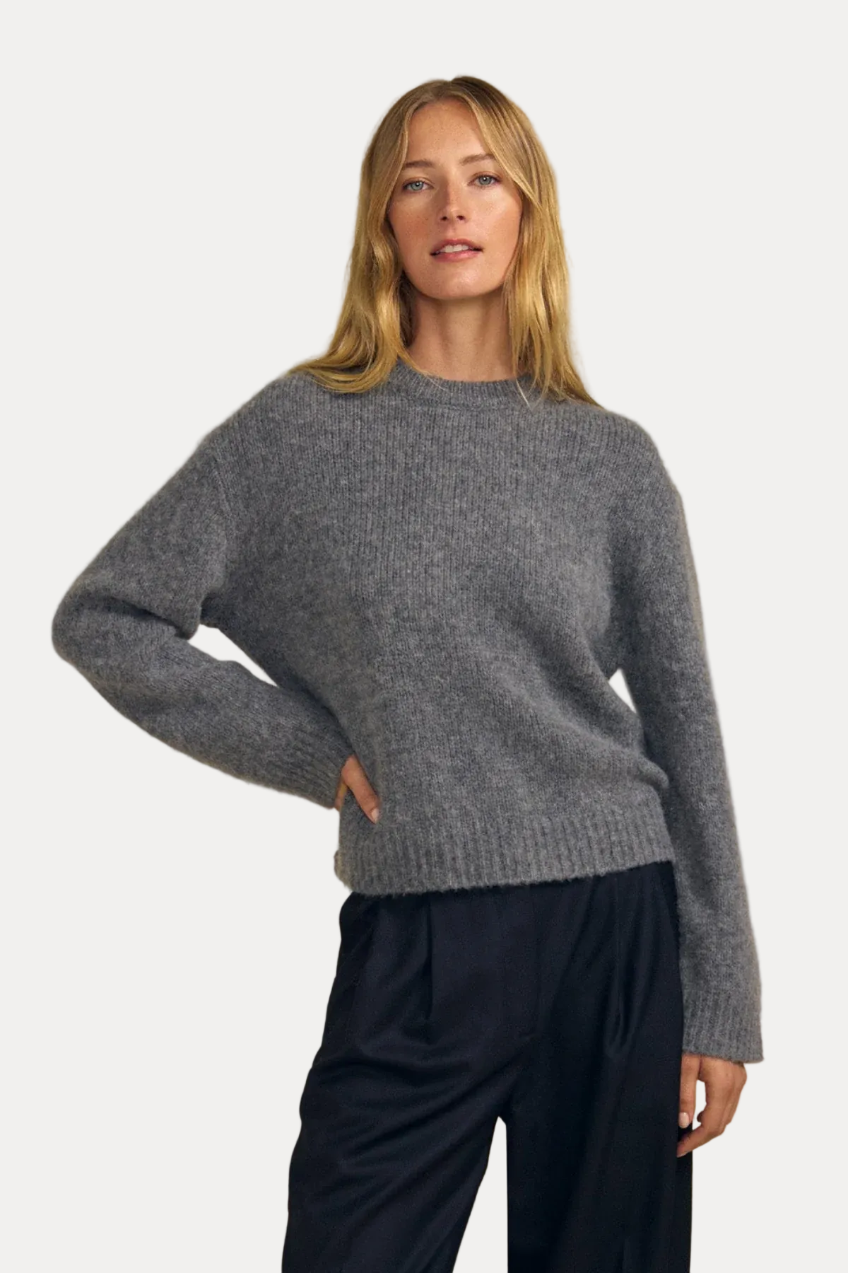 June Sweater - Medium Heather Grey