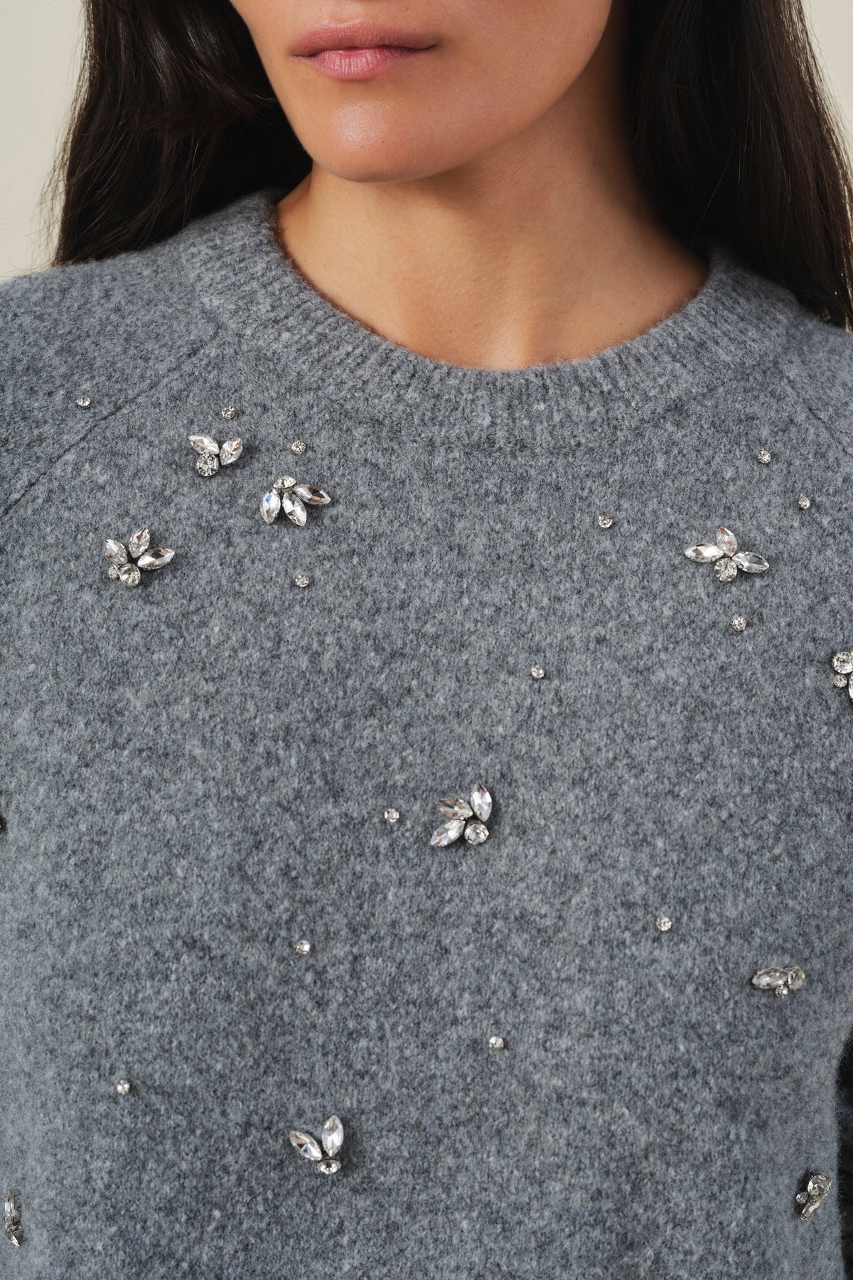 Jewel Pullover - Heather Grey