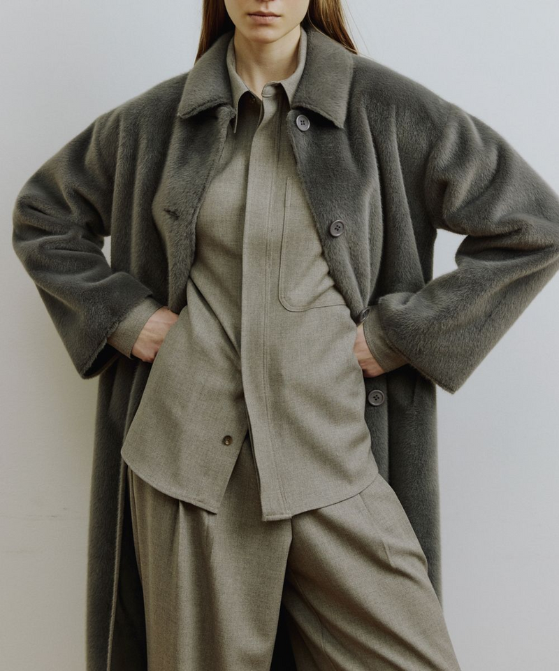 Lungo Coat - Dark Grey