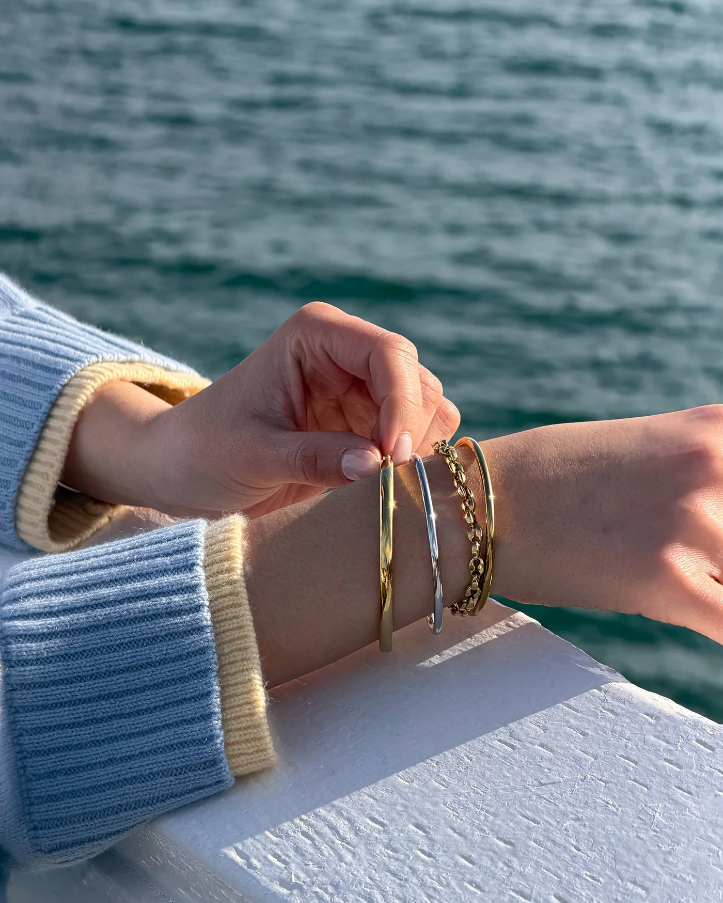 Dhani Bracelet - L - Gold - Water Resistant