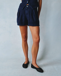 Double Pleat Short - Italian Navy