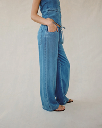 Drawstring Jean - Medium Vintage Wash