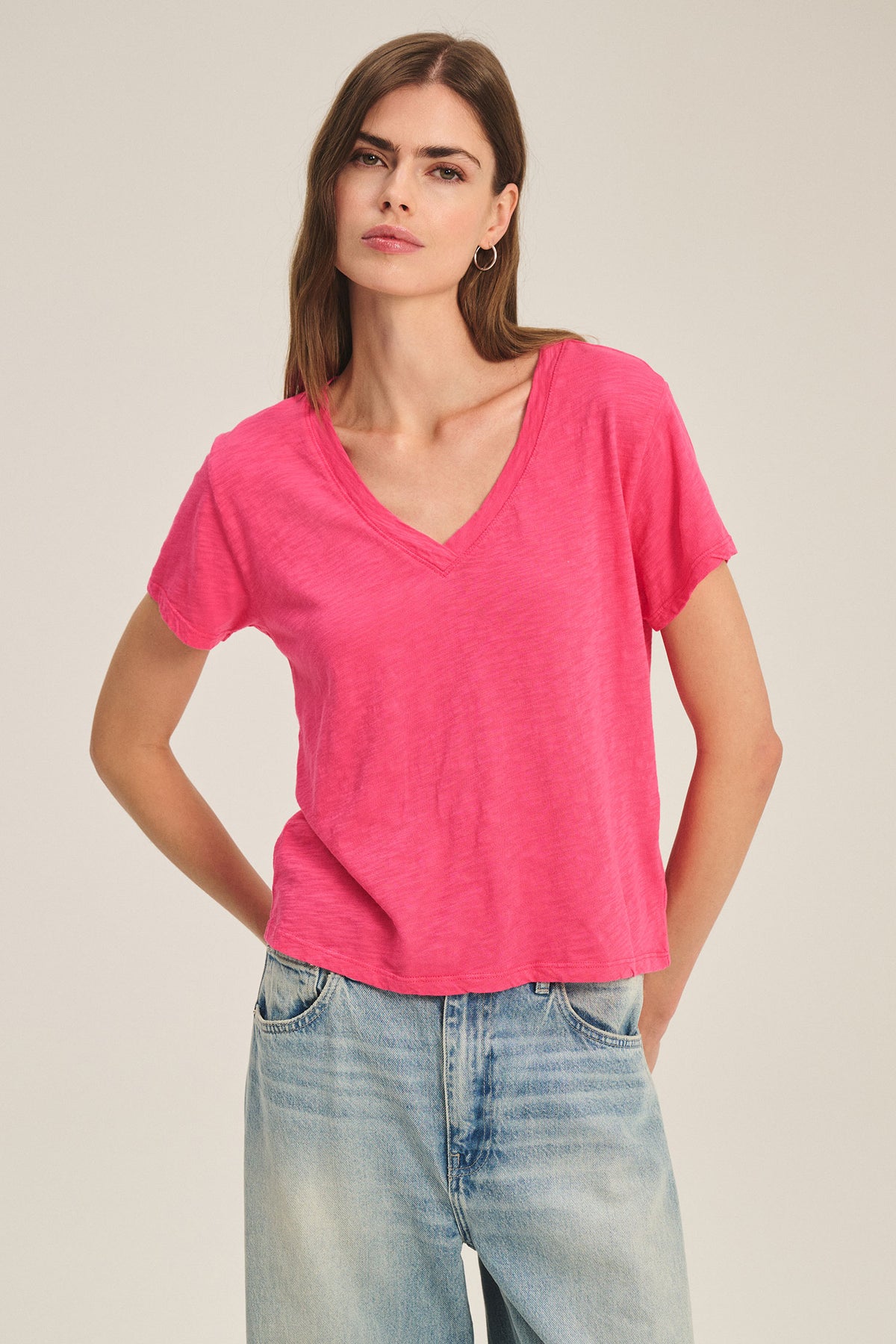 Women Raspberry Top Elisha Top - Raspberry - Velvet By Graham & Spencer – Twist Fashions Inc.