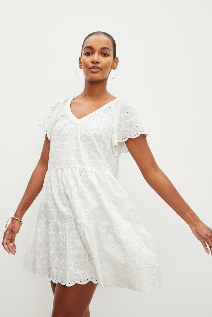 Wynette Dress - White