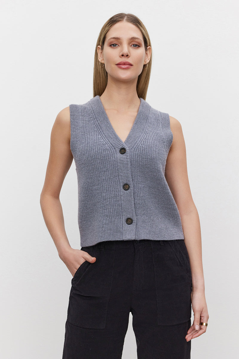 Lu Vest - Heather Grey