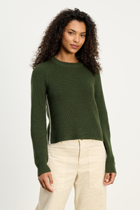 Savannah Sweater - Pine/Light Grey