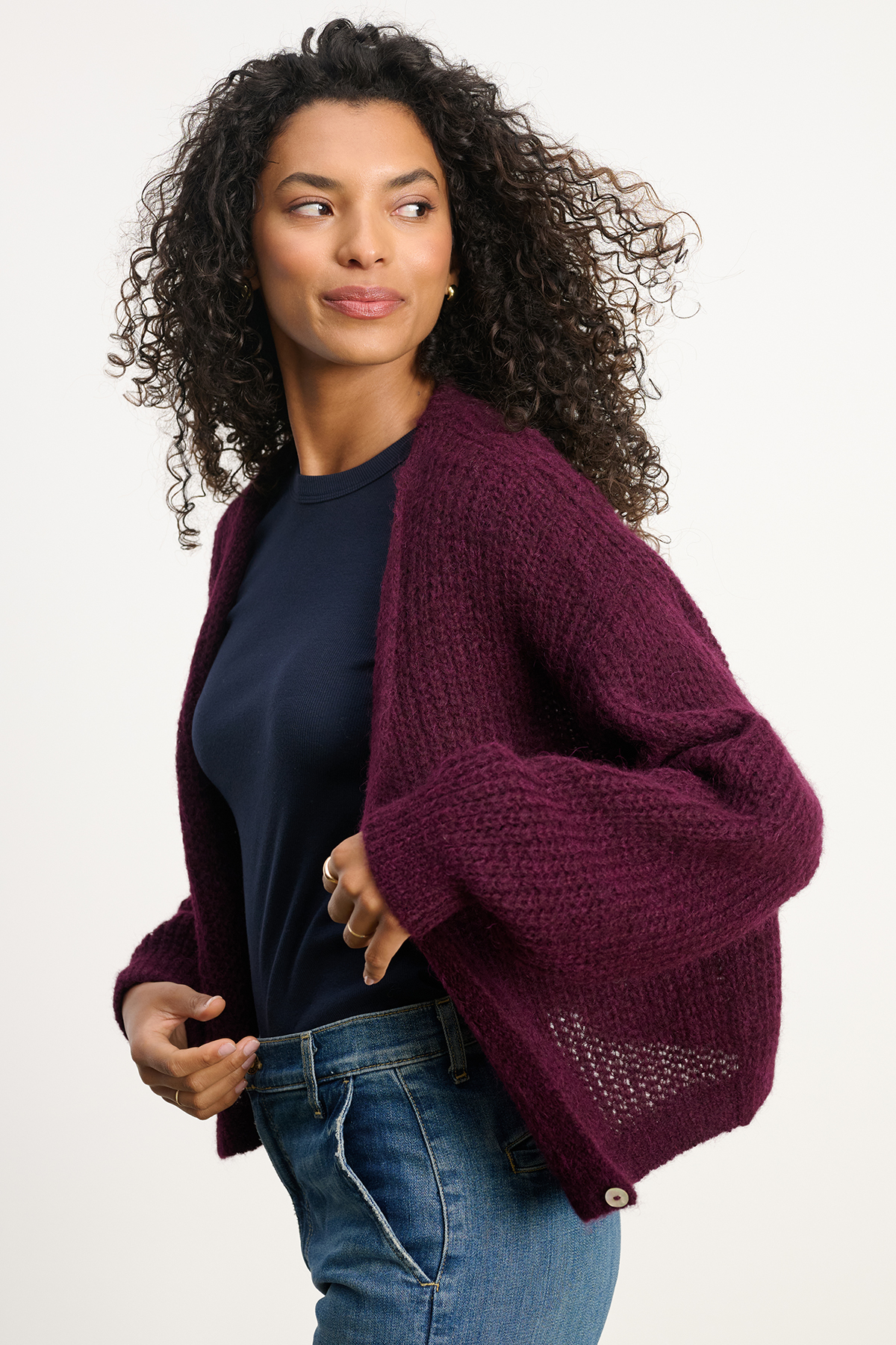 Ranya Sweater - Blackberry