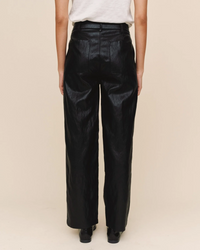 Faux Leather Pant - Black