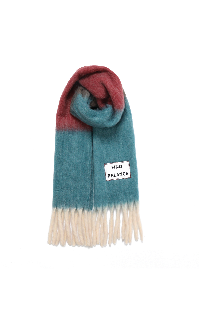 Find Balance Scarf - Teal Multi