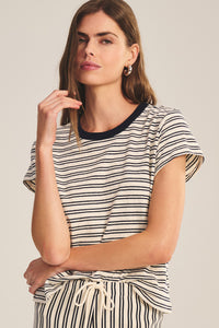 Foster Top - Natural/Navy