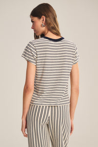 Foster Top - Natural/Navy