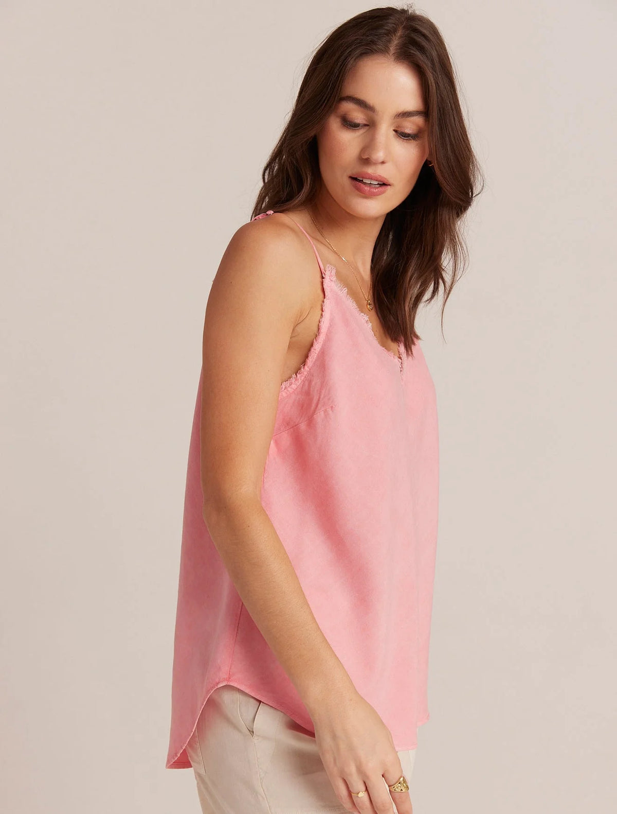 Frayed Cami - Blossom Pink