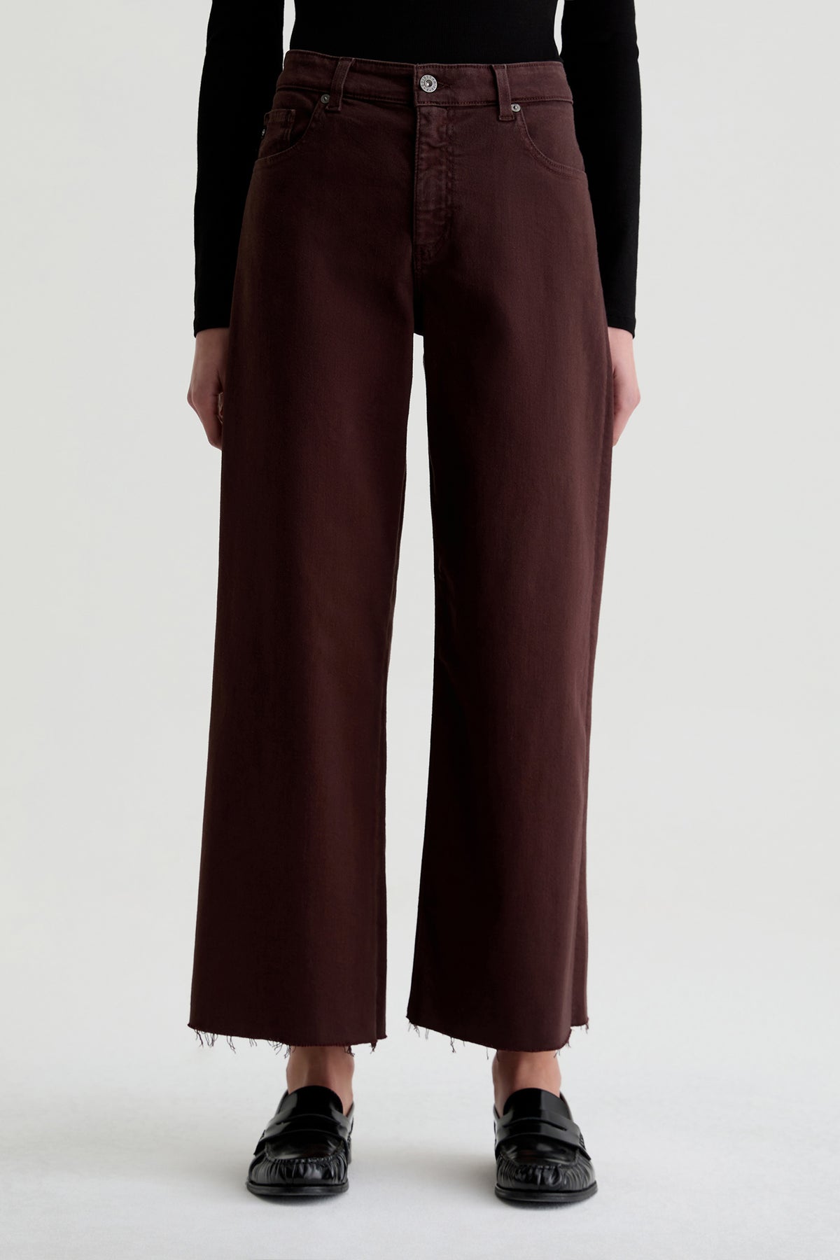 Saige Wide Leg - Coffee Bean