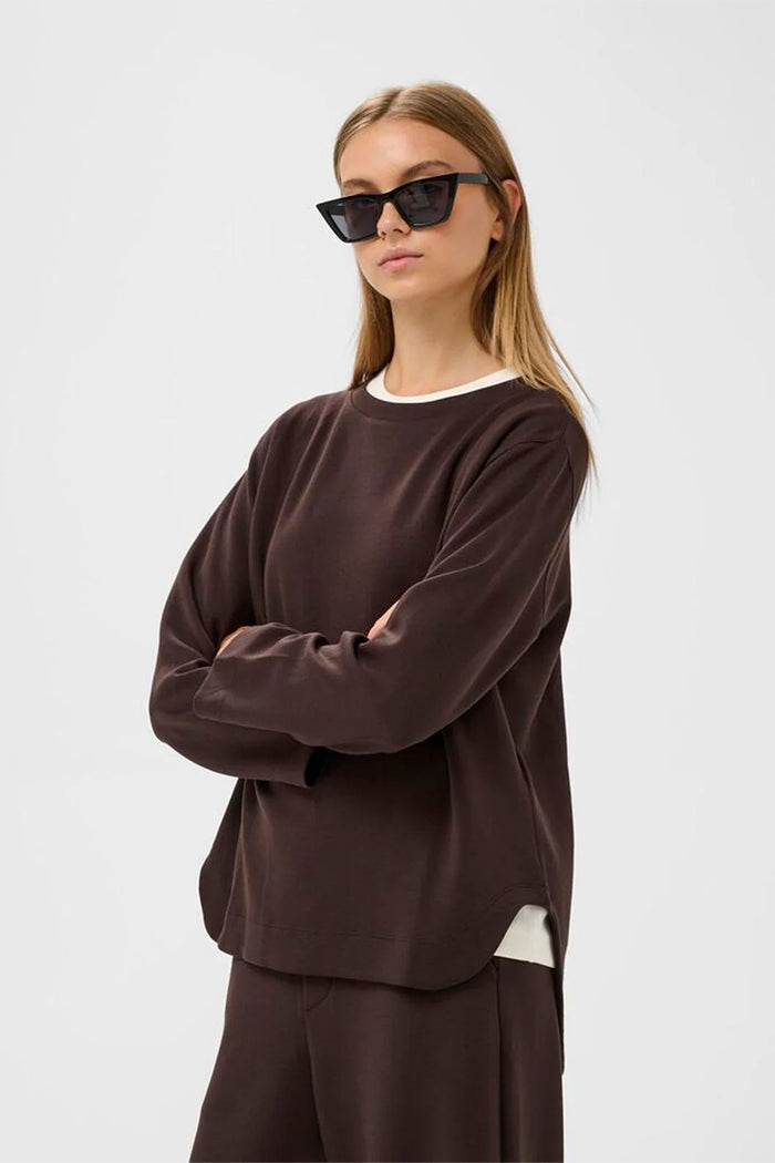 Gincent Crewneck - Chocolate Brown