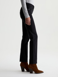 Sandra Low Rise Straight - Super Black