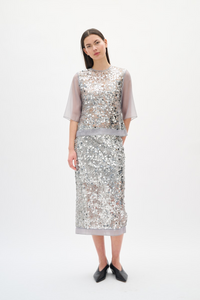 Davina Blouse - Silver