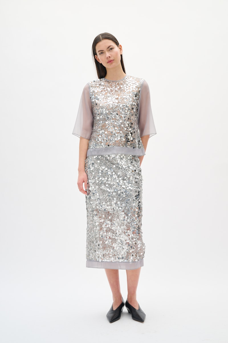 Davina Blouse - Silver