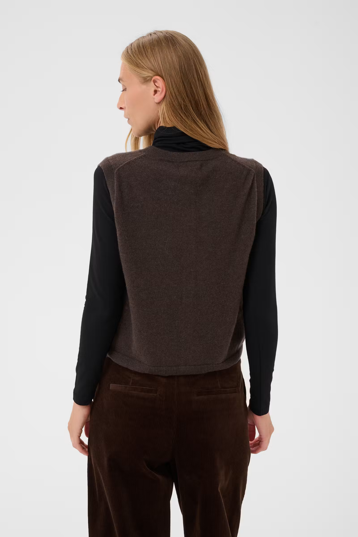 Cania Waistcoat - Mole Melange