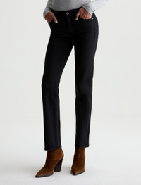 Sandra Low Rise Straight - Super Black