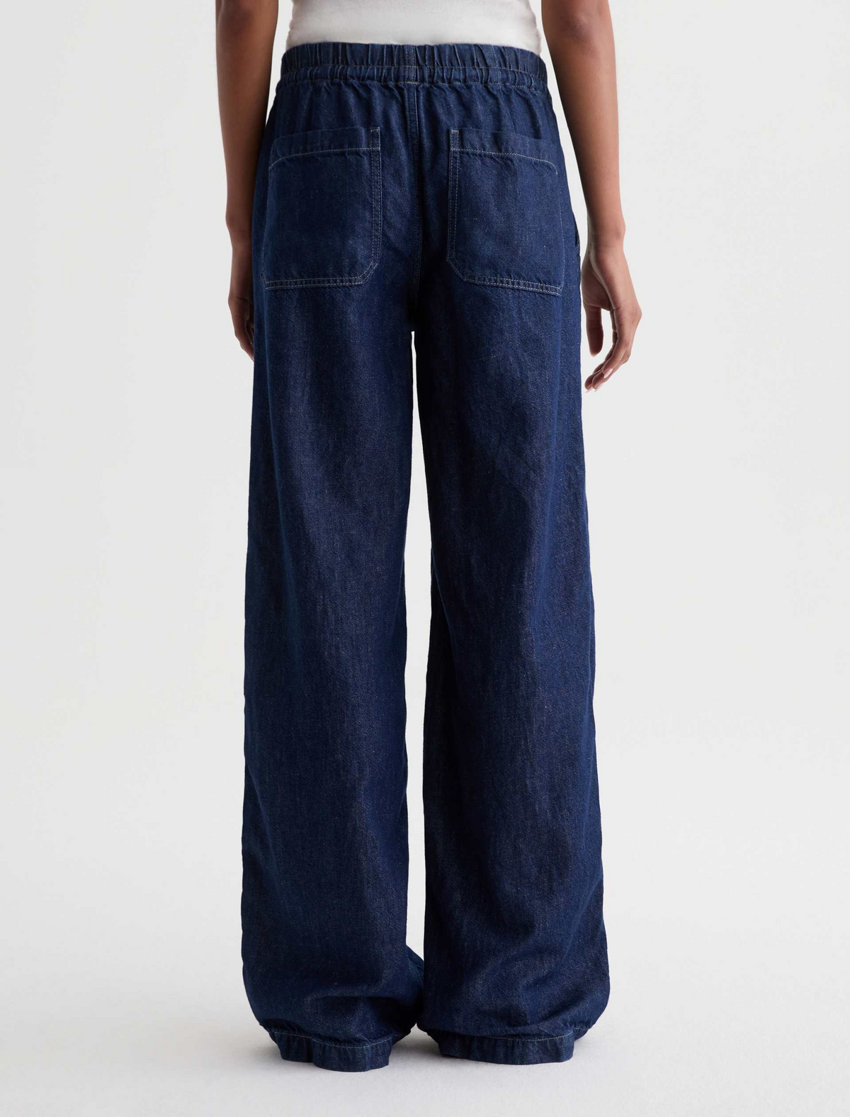 Adria Cinched Low Rise Wide Leg - Napa