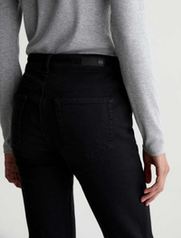 Sandra Low Rise Straight - Super Black